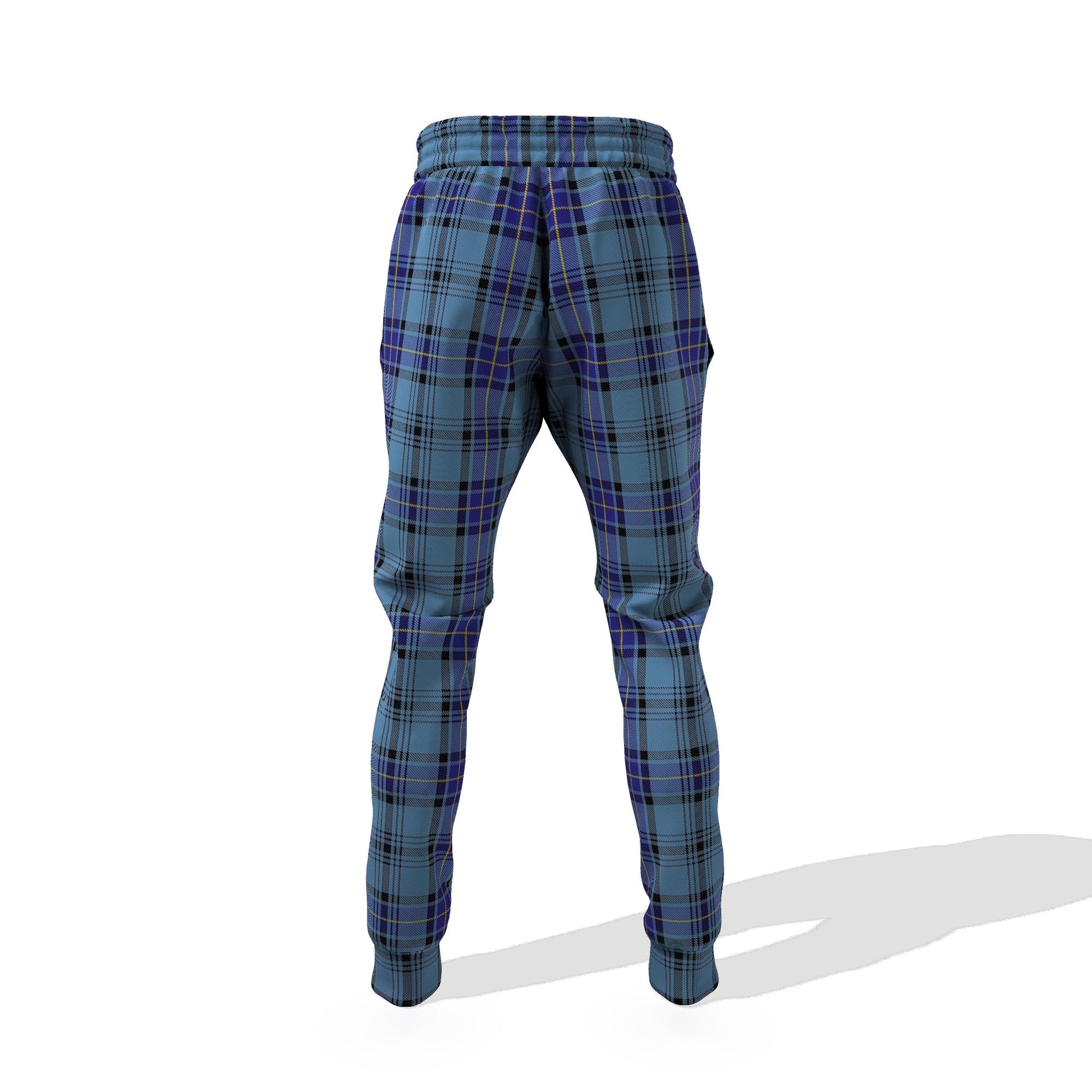 Hannay Blue Tartan Joggers Pants 6XL - Tartan Vibes Clothing