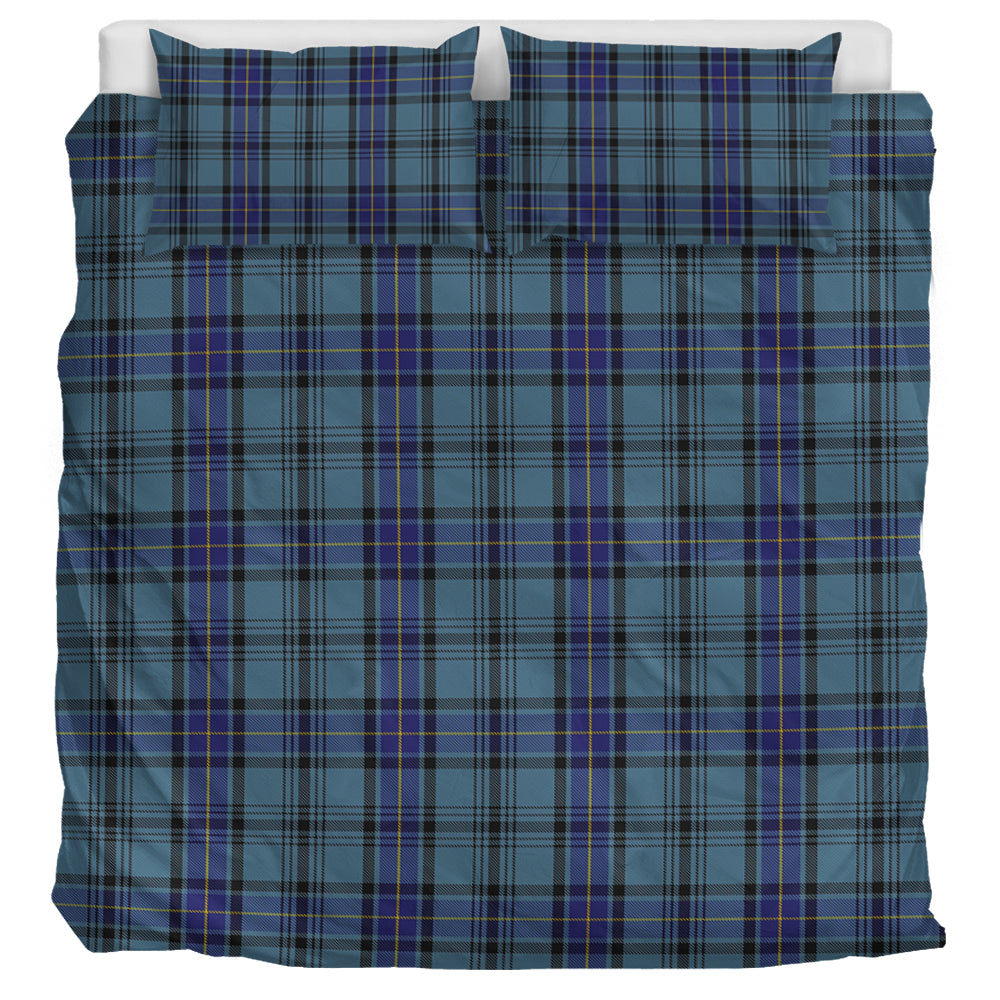 Hannay Blue Tartan Bedding Set UK Bedding Set UK Super King 104*94 inch - Tartan Vibes Clothing