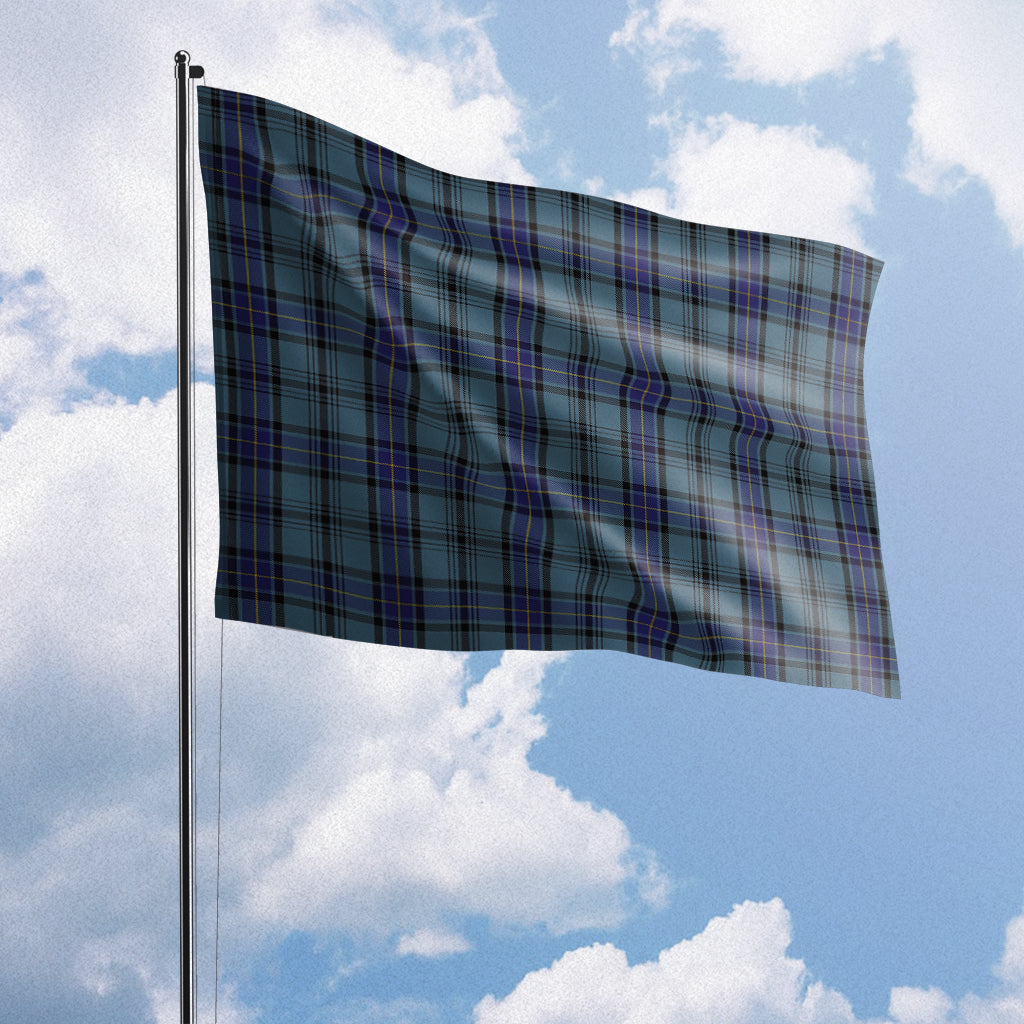 Hannay Blue Tartan Flag House Flag (Horizontal) - Tartan Vibes Clothing