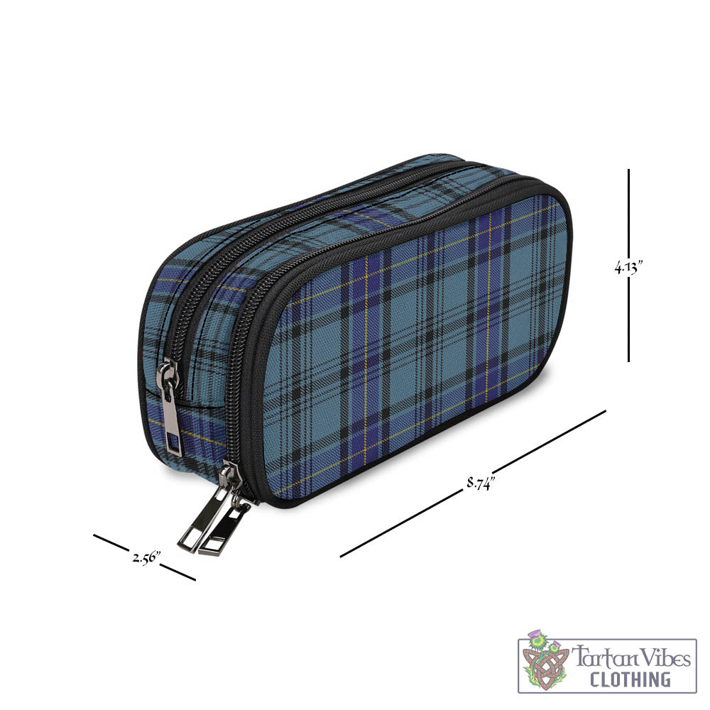 Tartan Vibes Clothing Hannay Blue Tartan Pen and Pencil Case