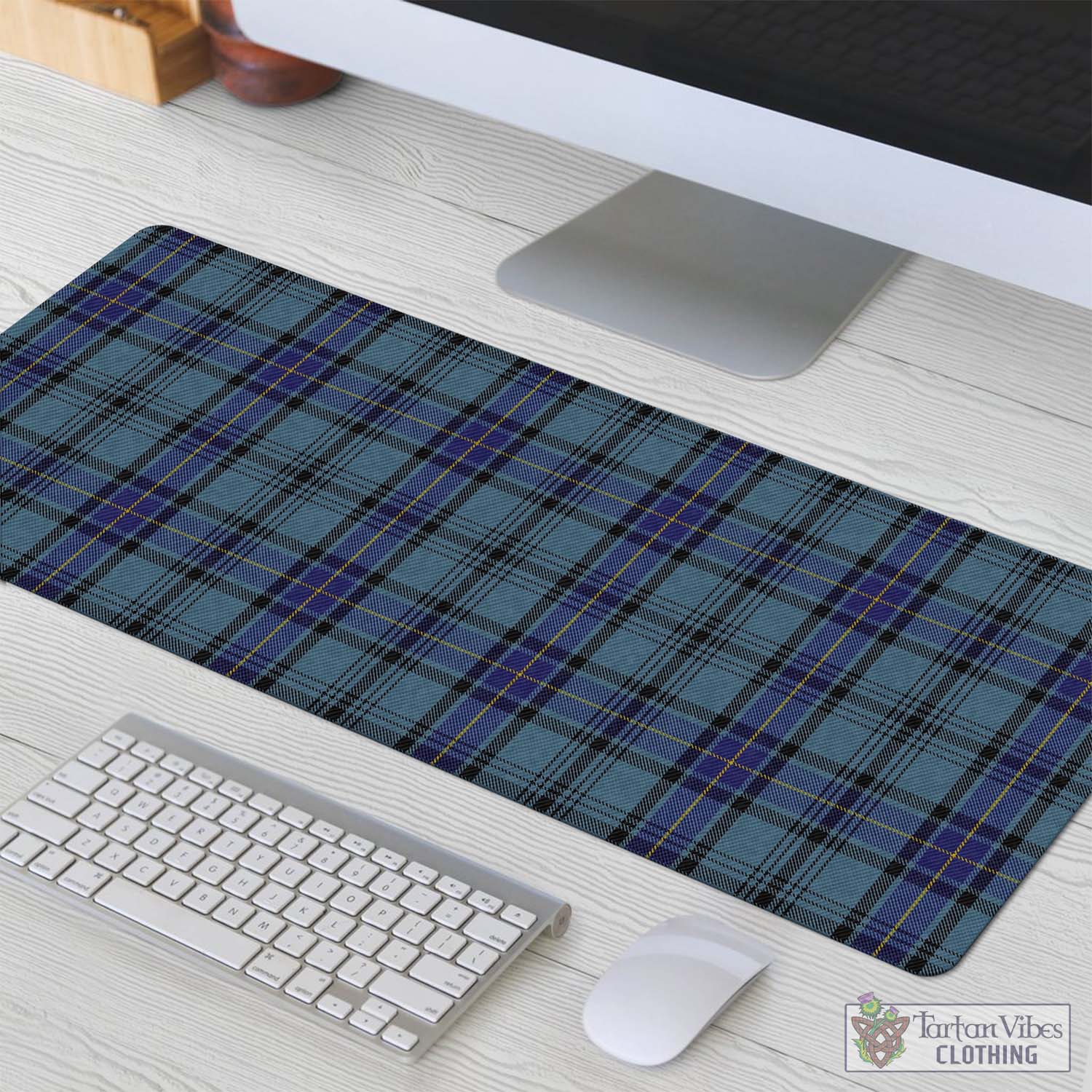 Tartan Vibes Clothing Hannay Blue Tartan Mouse Pad