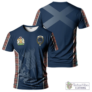 Hannay Dress Tartan T-Shirt with Family Crest and Scottish Thistle Vibes Sport Style