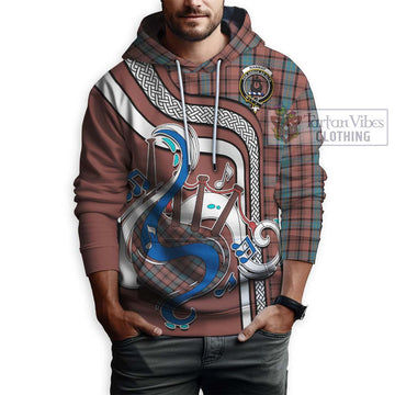 Hannay Dress Tartan Hoodie with Epic Bagpipe Style