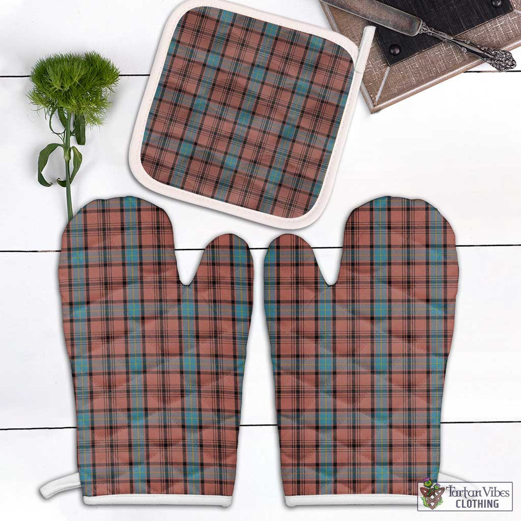 Hannay Dress Tartan Combo Oven Mitt & Pot-Holder Combo 1 Oven Mitt & 1 Pot-Holder White - Tartan Vibes Clothing