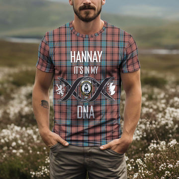 Hannay Dress Tartan T-Shirt with Family Crest DNA In Me Style