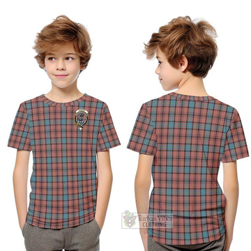 Hannay Dress Tartan Kid T-Shirt with Family Crest