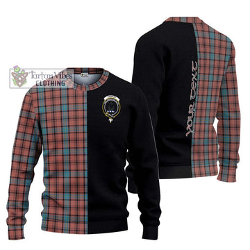 Hannay Dress Tartan Ugly Sweater with Family Crest and Half Of Me Style