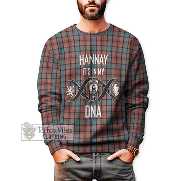 Hannay Dress Tartan Sweatshirt with Family Crest DNA In Me Style