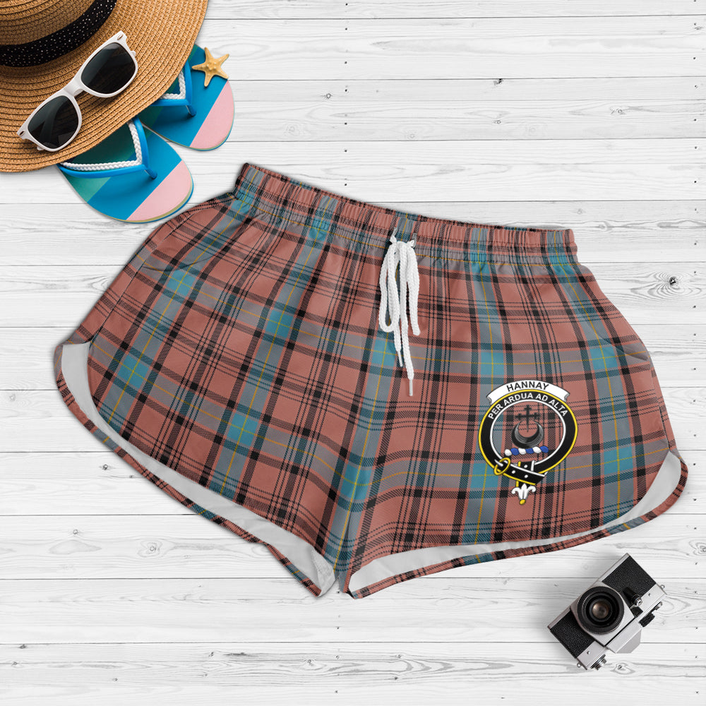 hannay-dress-tartan-womens-shorts-with-family-crest