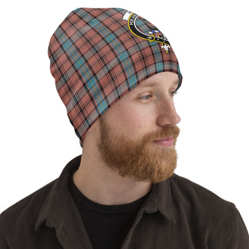 Hannay Dress Tartan Beanies Hat with Family Crest