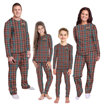 Hannay Dress Tartan Pajamas Family Set with Family Crest