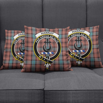 Hannay Dress Tartan Pillow Cover with Family Crest