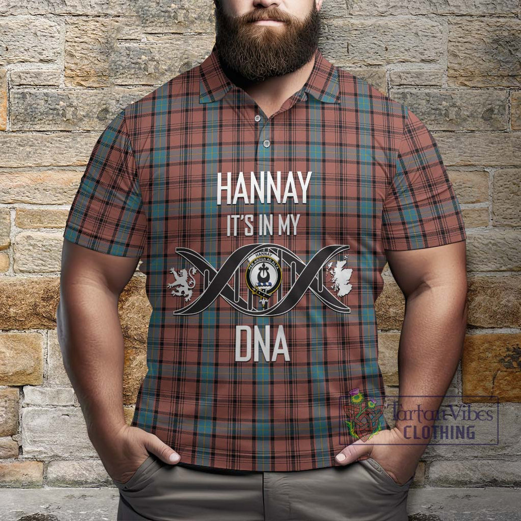 Hannay Dress Tartan Polo Shirt with Family Crest DNA In Me Style Kid - Tartanvibesclothing Shop