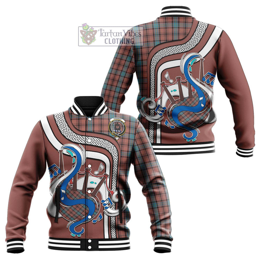 Tartan Vibes Clothing Hannay Dress Tartan Baseball Jacket with Epic Bagpipe Style