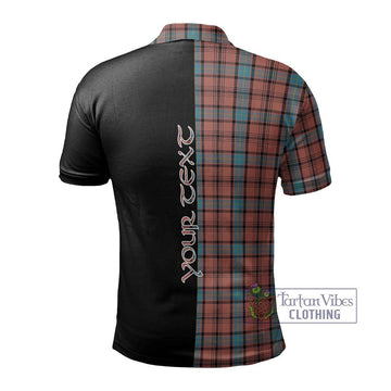 Hannay Dress Tartan Polo Shirt with Family Crest and Half Of Me Style