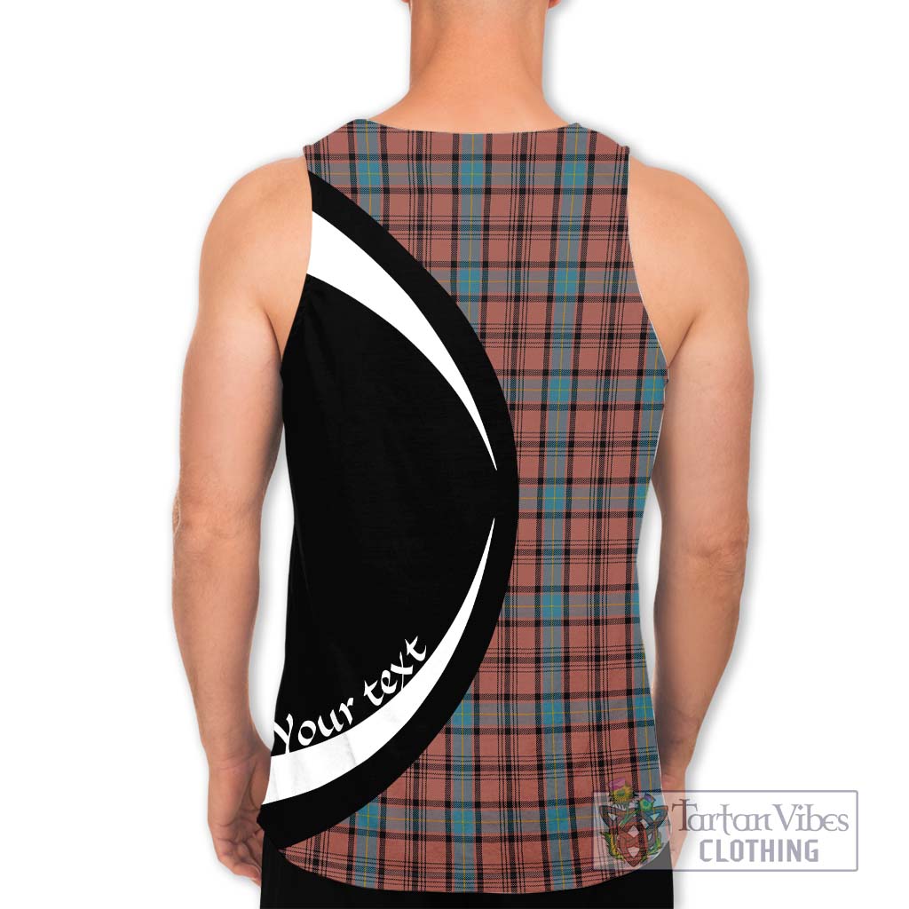 Hannay Dress Tartan Men's Tank Top with Family Crest Circle Style - Tartan Vibes Clothing