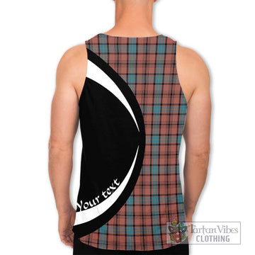 Hannay Dress Tartan Men's Tank Top with Family Crest Circle Style