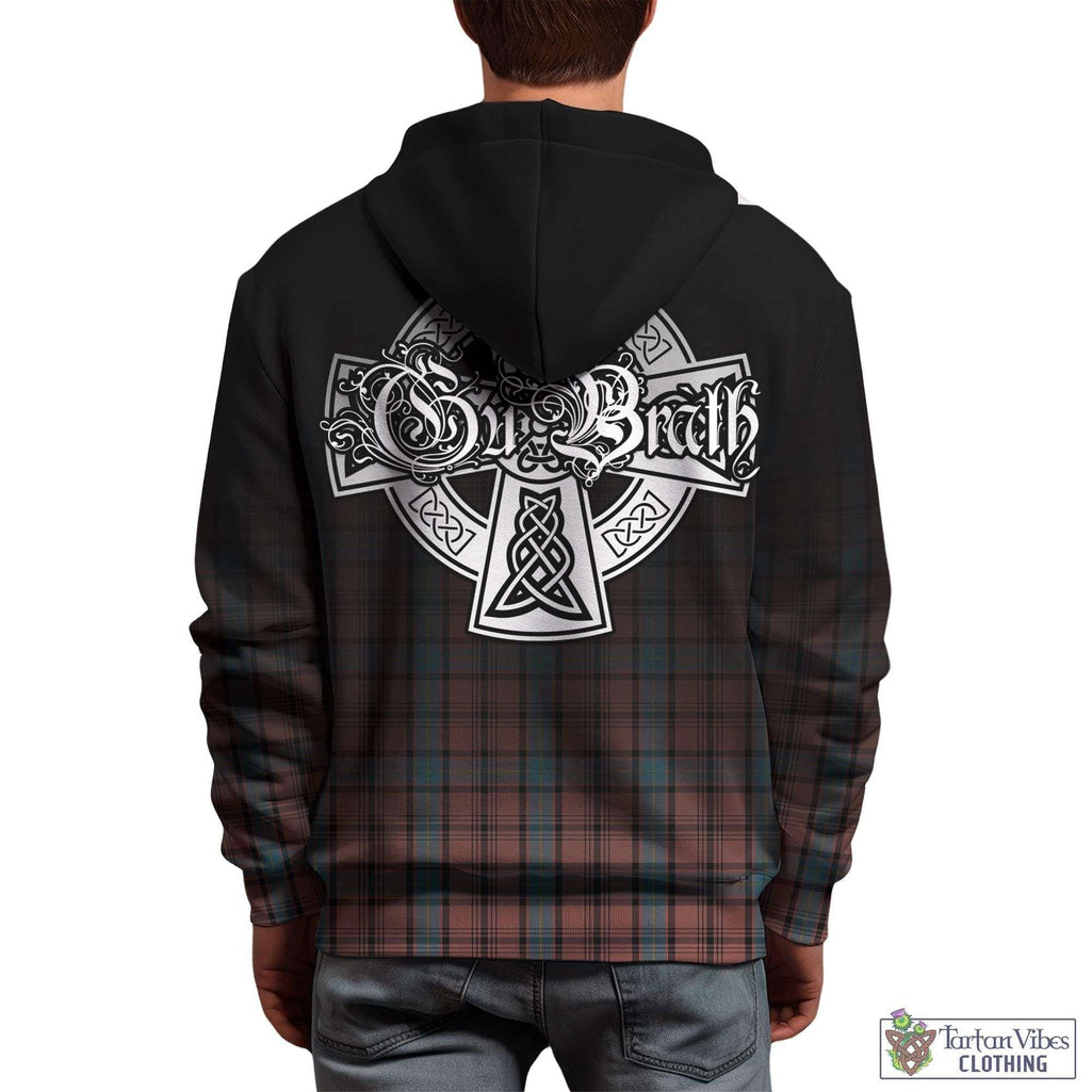 Tartan Vibes Clothing Hannay Dress Tartan Hoodie Featuring Alba Gu Brath Family Crest Celtic Inspired