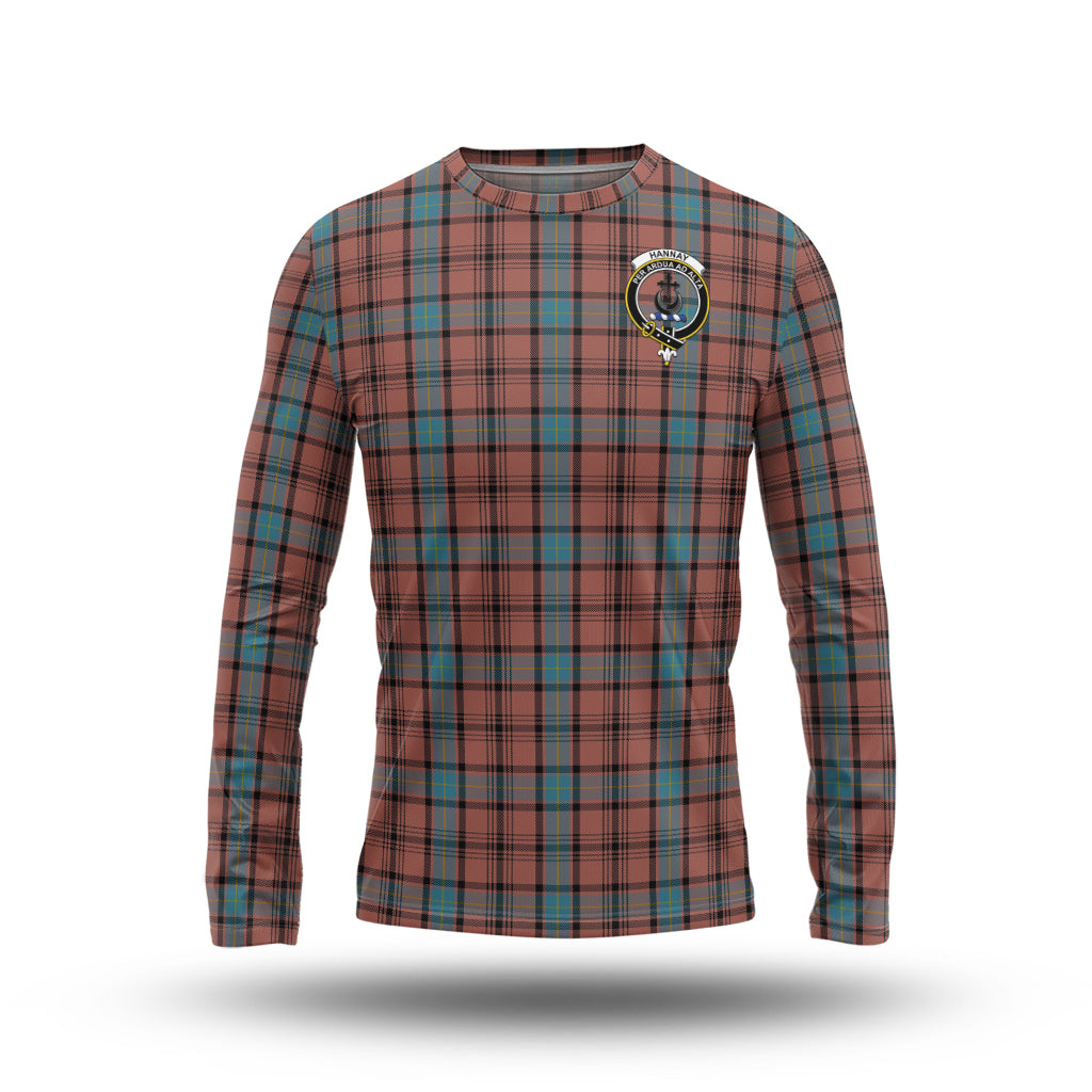 hannay-dress-tartan-long-sleeve-t-shirt-with-family-crest