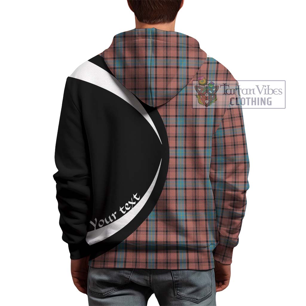 Tartan Vibes Clothing Hannay Dress Tartan Hoodie with Family Crest Circle Style