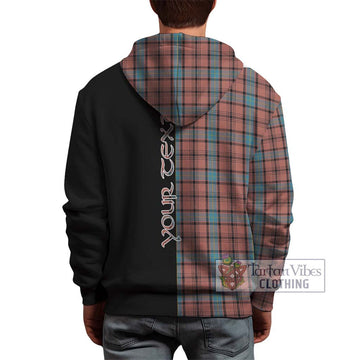 Hannay Dress Tartan Hoodie with Family Crest and Half Of Me Style