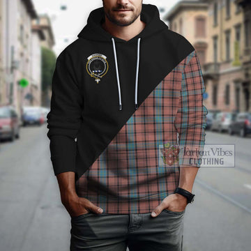 Hannay Dress Tartan Hoodie with Family Crest and Military Logo Style