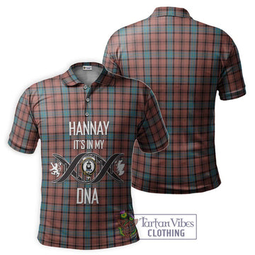 Hannay Dress Tartan Polo Shirt with Family Crest DNA In Me Style