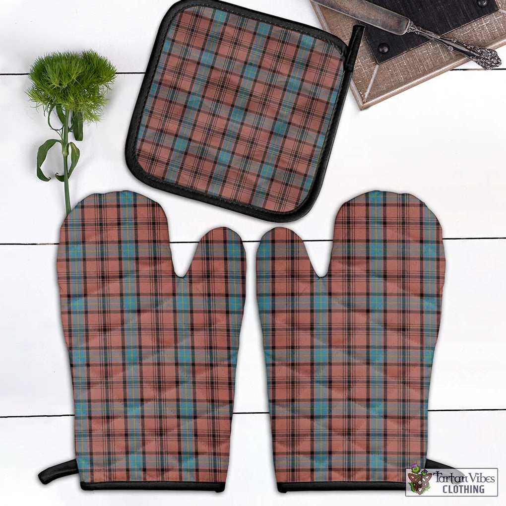 Hannay Dress Tartan Combo Oven Mitt & Pot-Holder Combo 1 Oven Mitt & 1 Pot-Holder Black - Tartan Vibes Clothing