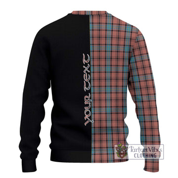 Hannay Dress Tartan Ugly Sweater with Family Crest and Half Of Me Style