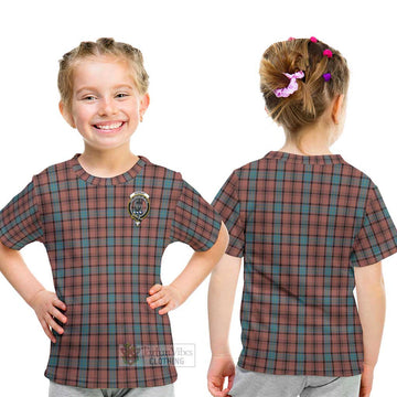 Hannay Dress Tartan Kid T-Shirt with Family Crest