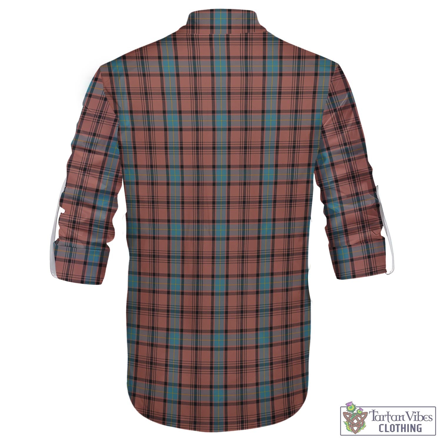 Tartan Vibes Clothing Hannay Dress Tartan Men's Scottish Traditional Jacobite Ghillie Kilt Shirt