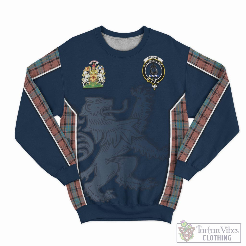 Tartan Vibes Clothing Hannay Dress Tartan Sweater with Family Crest and Lion Rampant Vibes Sport Style