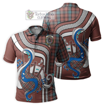 Hannay Dress Tartan Polo Shirt with Epic Bagpipe Style