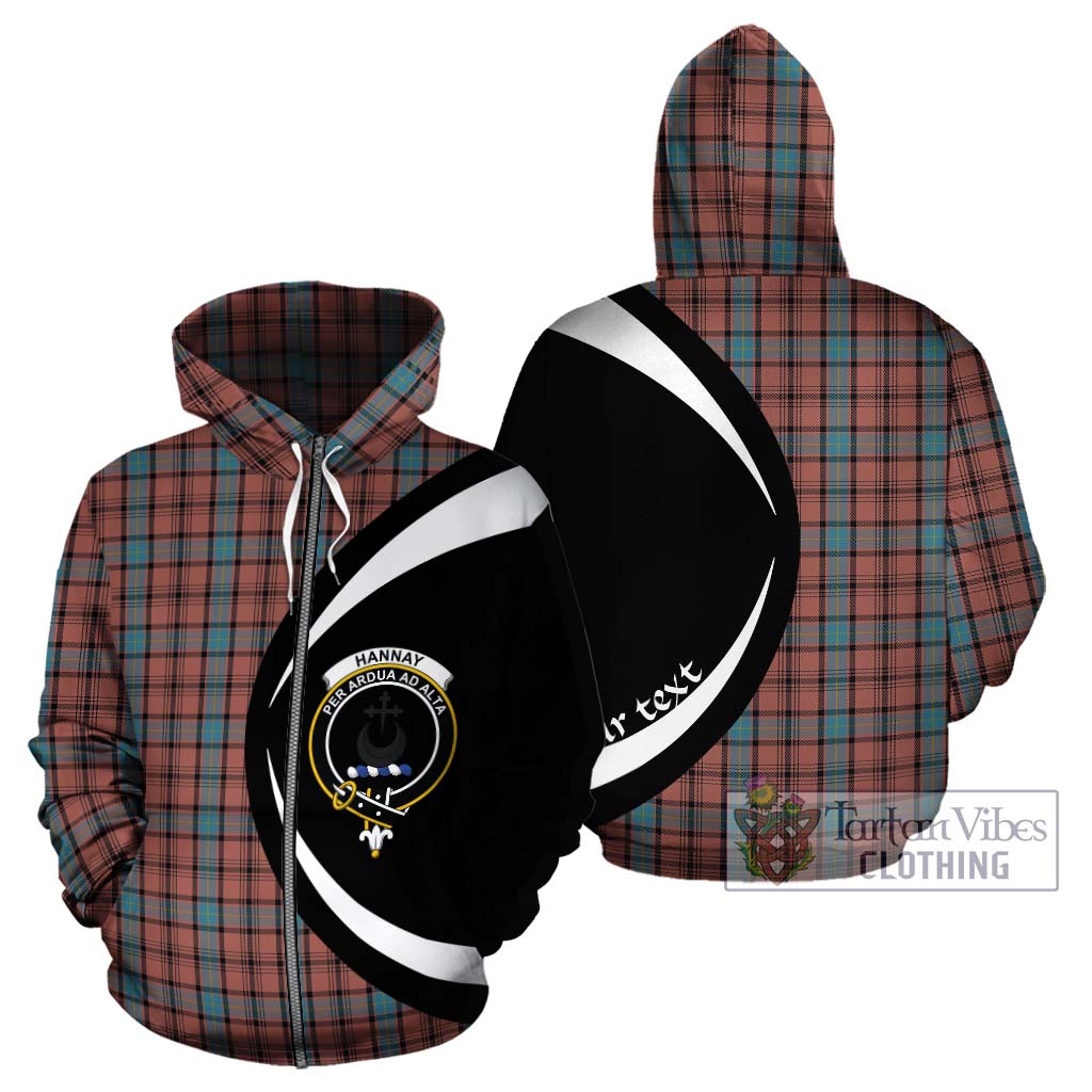 Tartan Vibes Clothing Hannay Dress Tartan Hoodie with Family Crest Circle Style