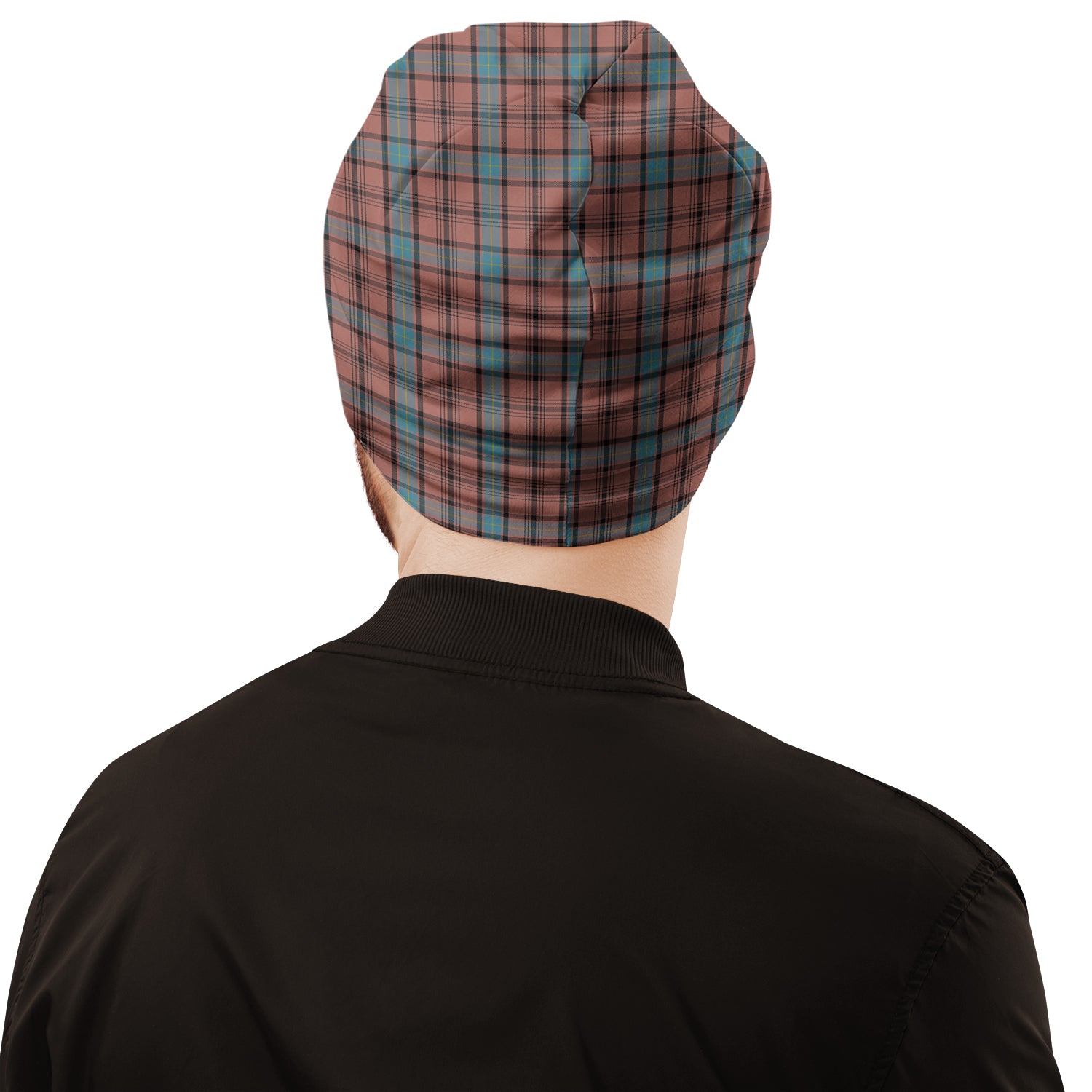 Hannay Dress Tartan Beanies Hat with Family Crest - Tartan Vibes Clothing