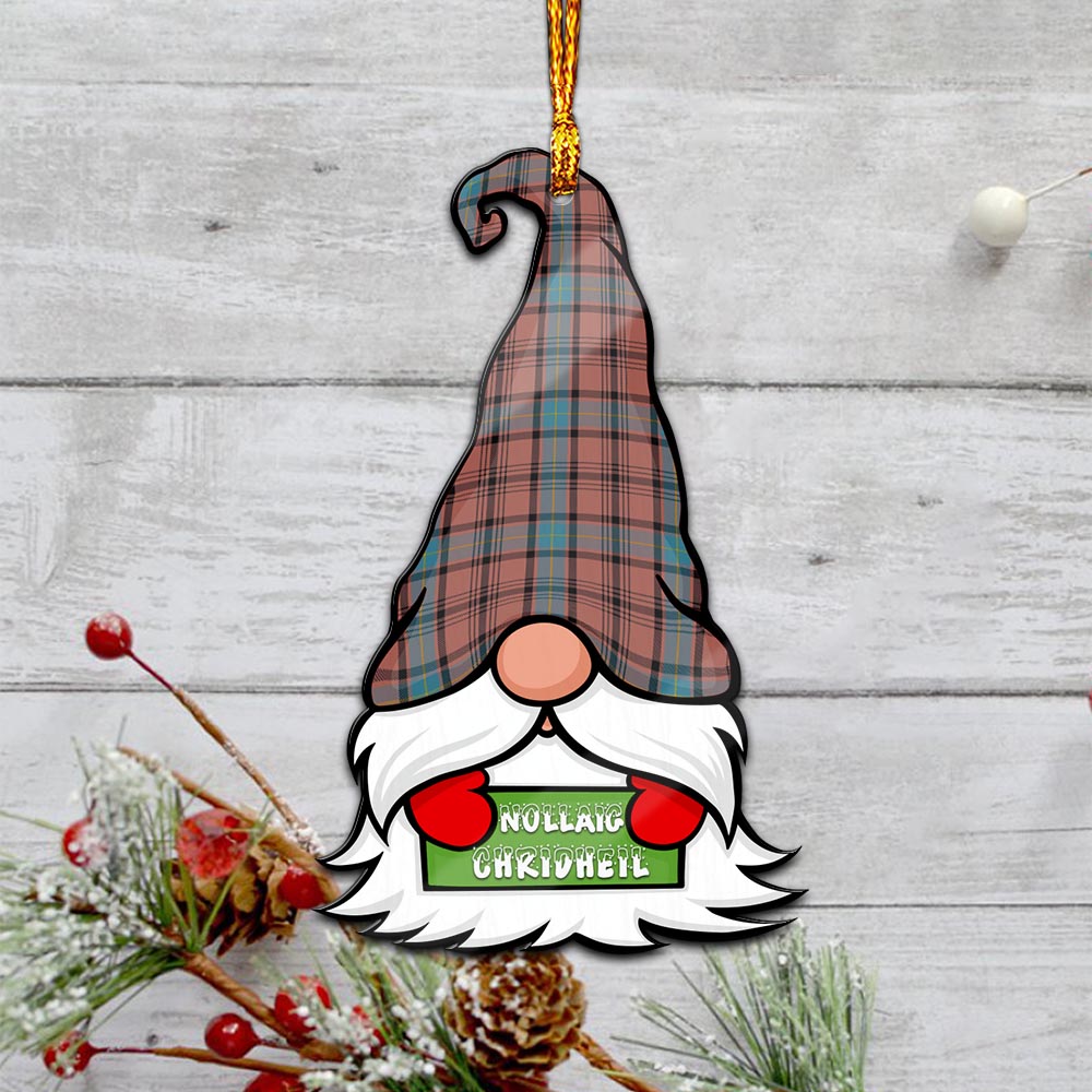 Hannay Dress Gnome Christmas Ornament with His Tartan Christmas Hat - Tartan Vibes Clothing