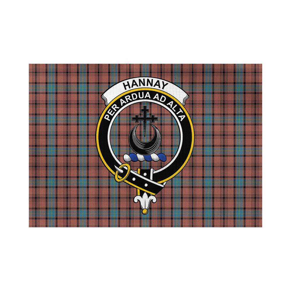 Hannay Dress Tartan Flag with Family Crest - Tartan Vibes Clothing