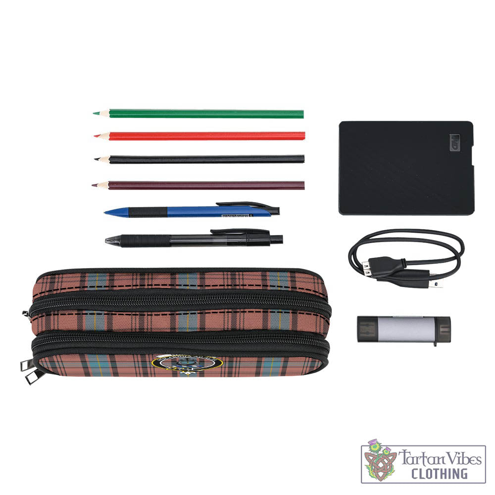 Tartan Vibes Clothing Hannay Dress Tartan Pen and Pencil Case with Family Crest