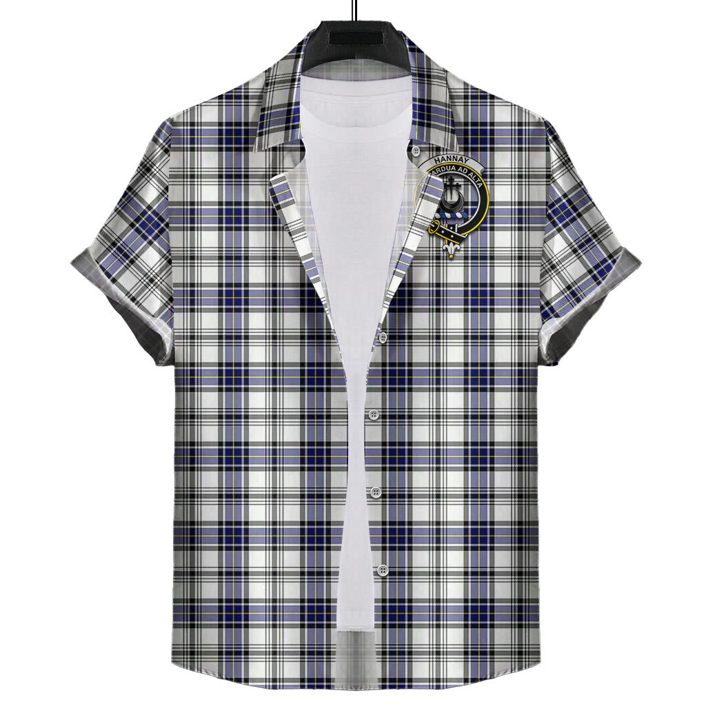 hannay-modern-tartan-short-sleeve-button-down-shirt-with-family-crest