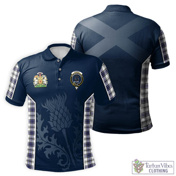 Hannay Tartan Men's Polo Shirt with Family Crest and Scottish Thistle Vibes Sport Style Kid - Tartan Vibes Clothing
