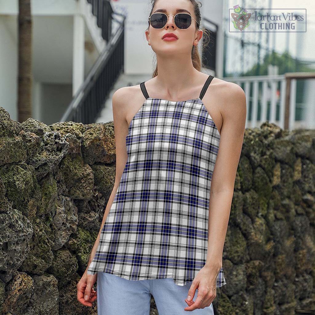 Tartan Vibes Clothing Hannay Modern Tartan Loose Halter Neck Camisole