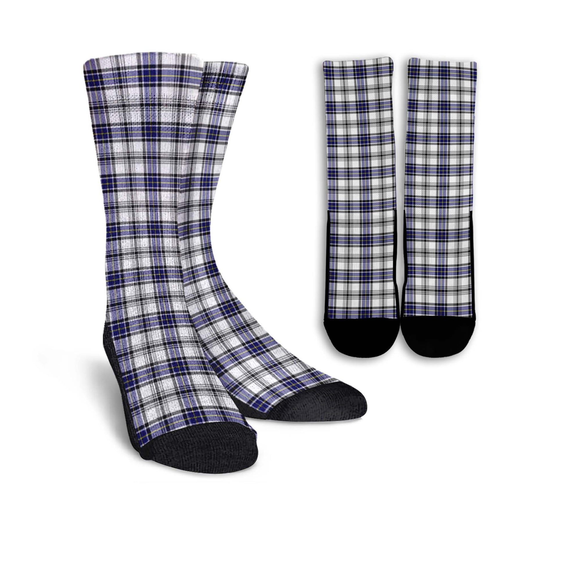 Hannay Modern Tartan Crew Socks - Tartanvibesclothing