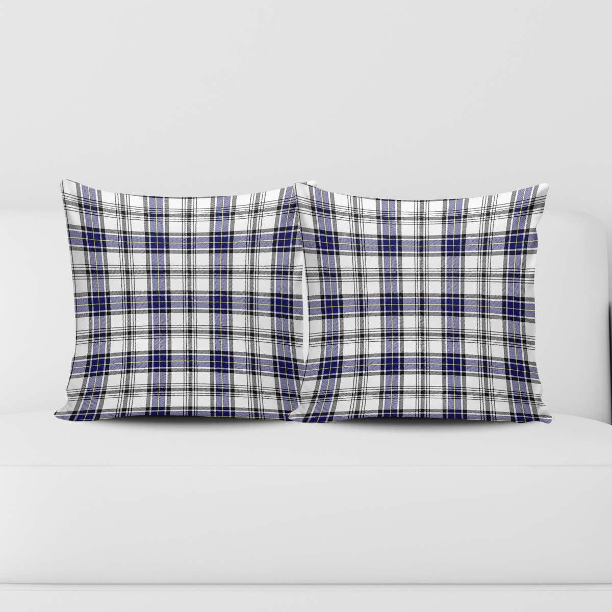 Hannay Modern Tartan Pillow Cover Square Pillow Cover - Tartanvibesclothing