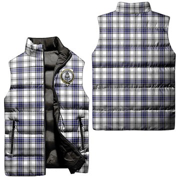 Hannay Tartan Sleeveless Puffer Jacket with Family Crest