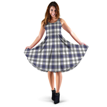 Hannay Tartan Sleeveless Midi Womens Dress