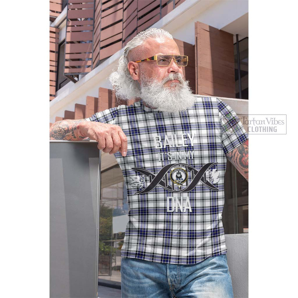 Tartan Vibes Clothing Hannay Modern Tartan Cotton T-shirt with Family Crest DNA In Me Style