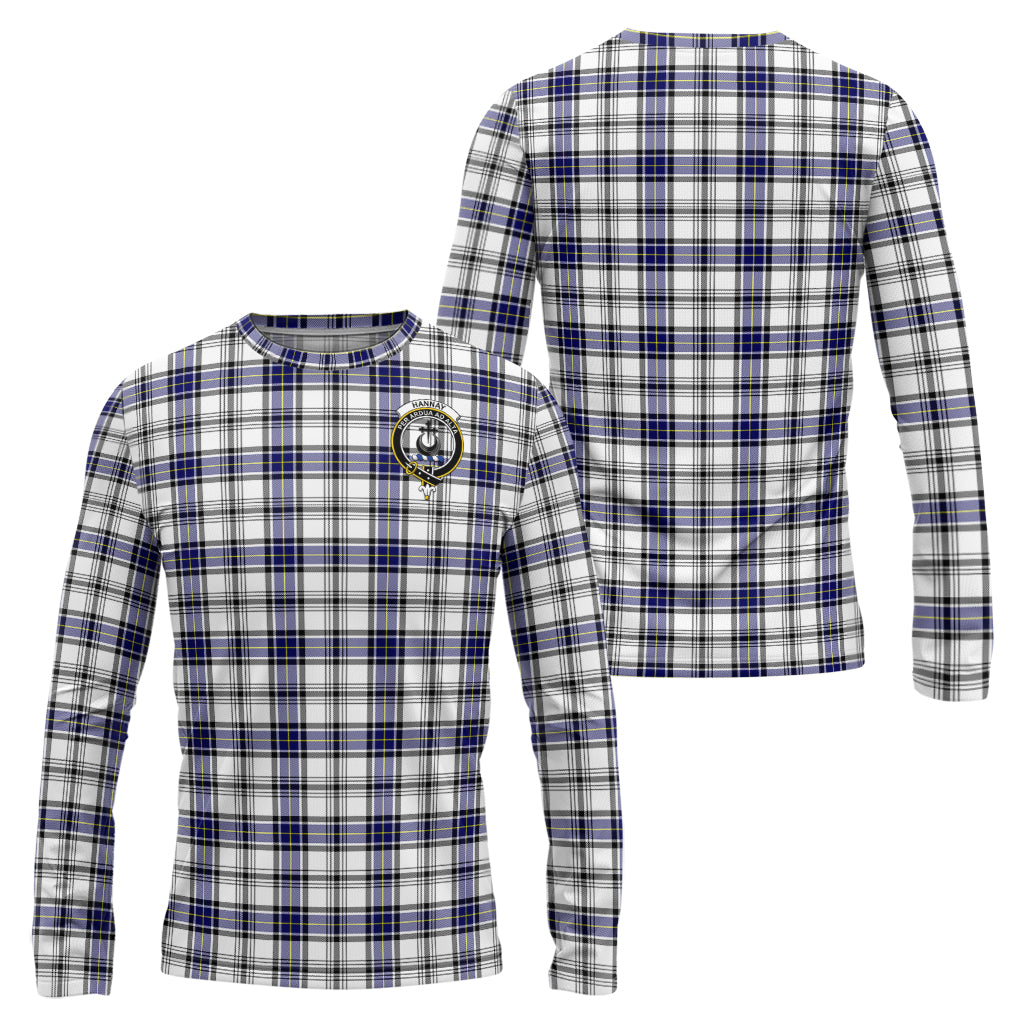 hannay-modern-tartan-long-sleeve-t-shirt-with-family-crest