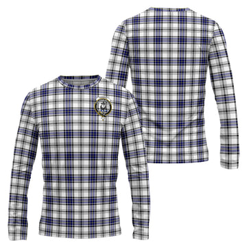 Hannay Tartan Long Sleeve T-Shirt with Family Crest