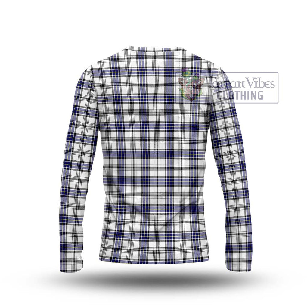 Hannay Tartan Long Sleeve T-Shirt with Family Crest DNA In Me Style - Tartanvibesclothing Shop