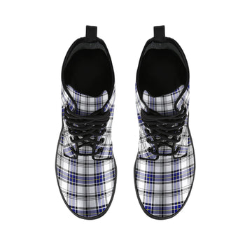 Hannay Tartan Leather Boots